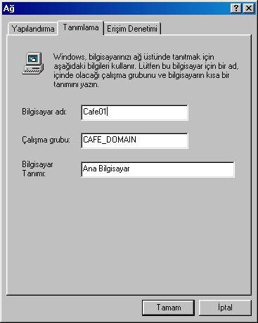 A Tanmlama